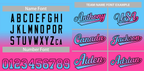 Hcwe Custom Light Blue Pink Gradient Fashion Authentic Baseball Jersey