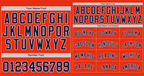 Hcwe Custom Orange Navy-White Bull Classic Style Authentic Baseball Jersey