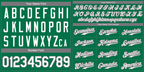 Hcwe Custom Kelly Green White-Gray Classic Style Authentic Baseball Jersey