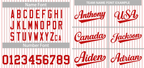 Hcwe Custom White Red Stripe Fashion Authentic Baseball Jersey