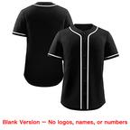 Hcwe Custom Black Gray-White Classic Style Authentic Baseball Jersey