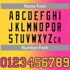 Hcwe Custom Pink Yellow-Black Gradient Fashion Authentic Baseball Jersey
