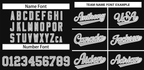 Hcwe Custom Black Gray-White Classic Style Authentic Baseball Jersey