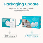 Paruu Hands Free Breast Pump P16, Wearable Breast Pump Electric Portable with 4 Modes & 12 Levels, Max 309mmHg Strong Suction 19/21/24mm Flange Inserts Wearable Breastfeeding Pump, 2 Pack White