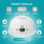 Paruu Hands Free Breast Pump P16, Wearable Breast Pump Electric Portable with 4 Modes & 12 Levels, Max 309mmHg Strong Suction 19/21/24mm Flange Inserts Wearable Breastfeeding Pump, 2 Pack White