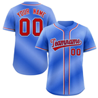 Hcwe Custom Royal Red-White Gradient Fashion Authentic Baseball Jersey
